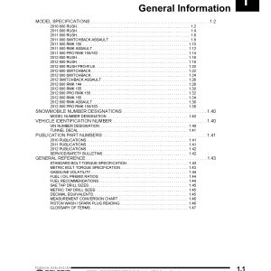 2010-2012 Polaris 600 800 Pro-Ride Snowmobiles Service Repair Manual PDF Download Sledmanuals