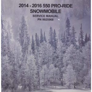 2014-2016 Polaris 550 Pro-Ride Snowmobiles Service Repair Manual PDF Download Sledmanuals