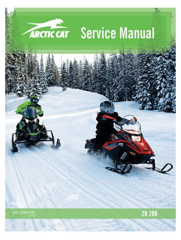 2020 Arctic Cat ZR 200 Snowmobiles Repair Service Manual PDF Download Sledmanuals