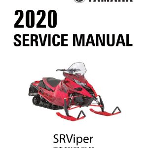 2020 Yamaha SRViper Snowmobiles Repair Service Manual PDF Download Sledmanuals