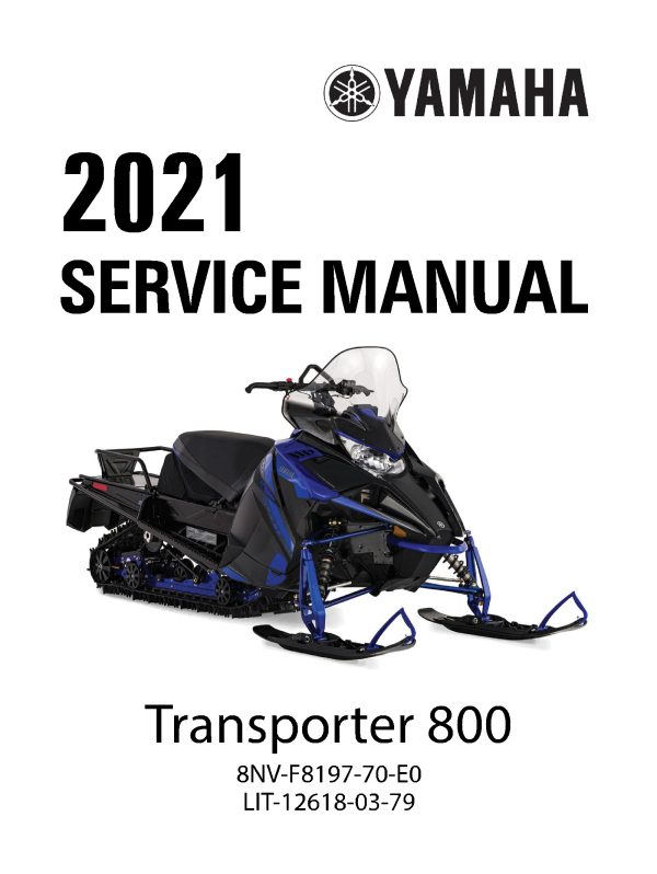 2021 Yamaha Transporter 800 Snowmobiles Repair Service Manual PDF Download Sledmanuals