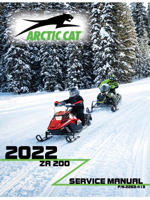 2022 Arctic Cat ZR 200 Snowmobiles Repair Service Manual PDF Download Sledmanuals.com