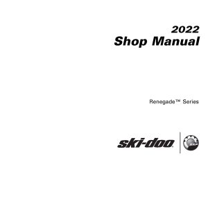 2022 Ski-doo Renegade 600 EFI 600R 850 E-TEC 600 900 ACE Snowmobiles Repair Service Manual PDF Download Sledmanuals