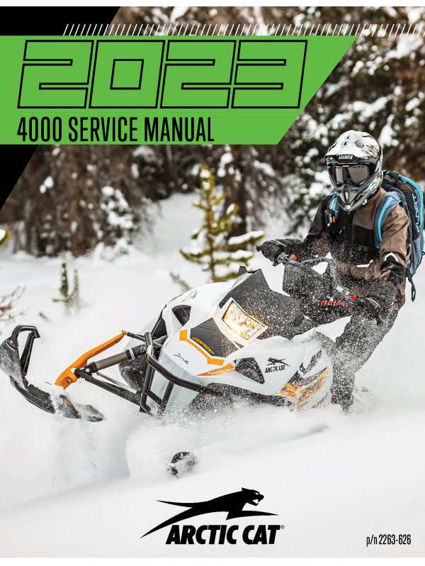 2023 Arctic Cat Blast 4000 ZR LT XR Touring M Series Snowmobiles Repair Service Manual PDF Download Sledmanuals.com