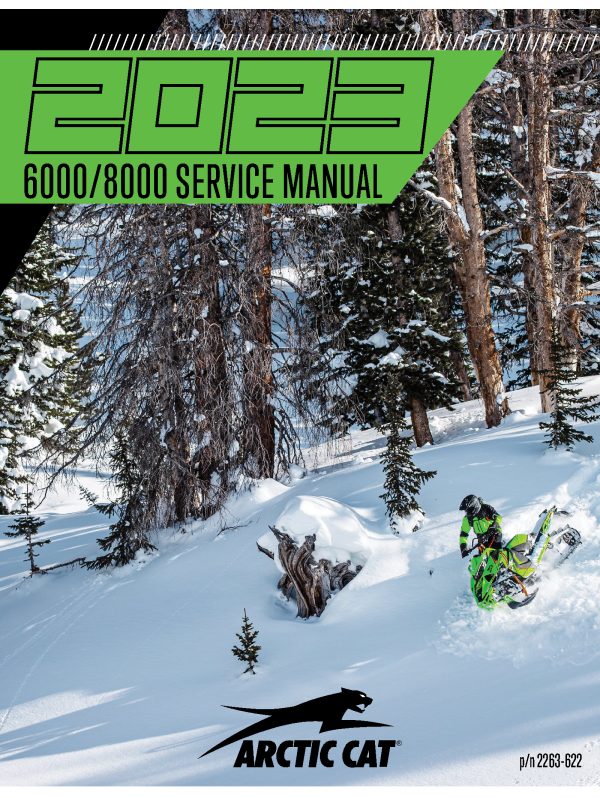 2023 Arctic Cat 6000 8000 Series ZR Riot Norseman M Alpha One R-XC Snowmobiles Repair Service Manual PDF Download Sledmanuals.com