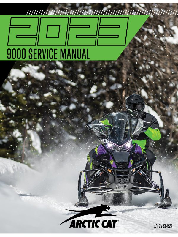 2023 Arctic Cat 9000 Series Snowmobiles Repair Service Manual PDF Download Sledmanuals.com