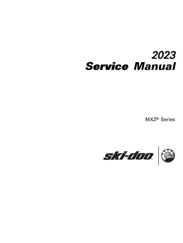 2023 Ski-Doo MXZ Blizzard Neo Sport X-RS 600 EFI 600R 850 E-TEC Snowmobiles Repair Service Manual PDF Download Sledmanuals