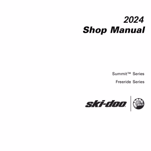 2024 Ski-Doo Freeride Summit Snowmobiles Repair & Service Manual