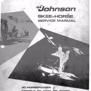 1971 JOHNSON SKEE-HORSE REPAIR SERVICE MANUAL