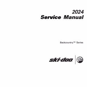 2024 Ski-Doo Backcountry 600 EFI 850 E-TEC Snowmobiles Repair Service Manual
